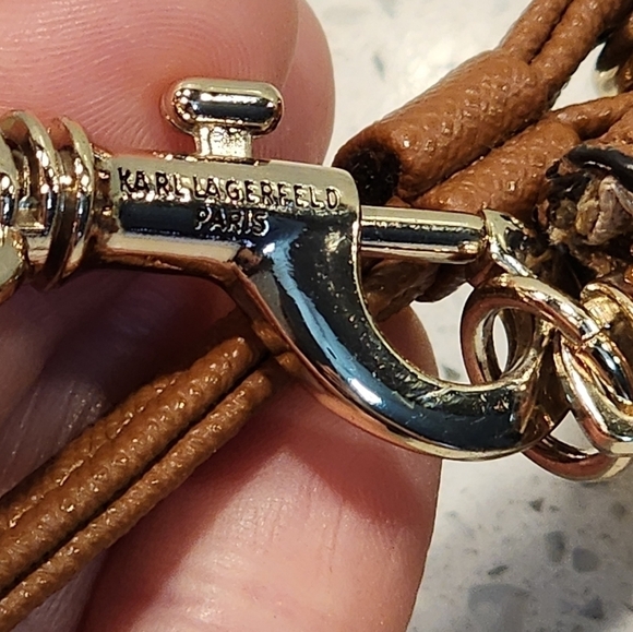 Nwt! Karl Lagerfeld monogram wristlet pouch wallet - Picture 4 of 6